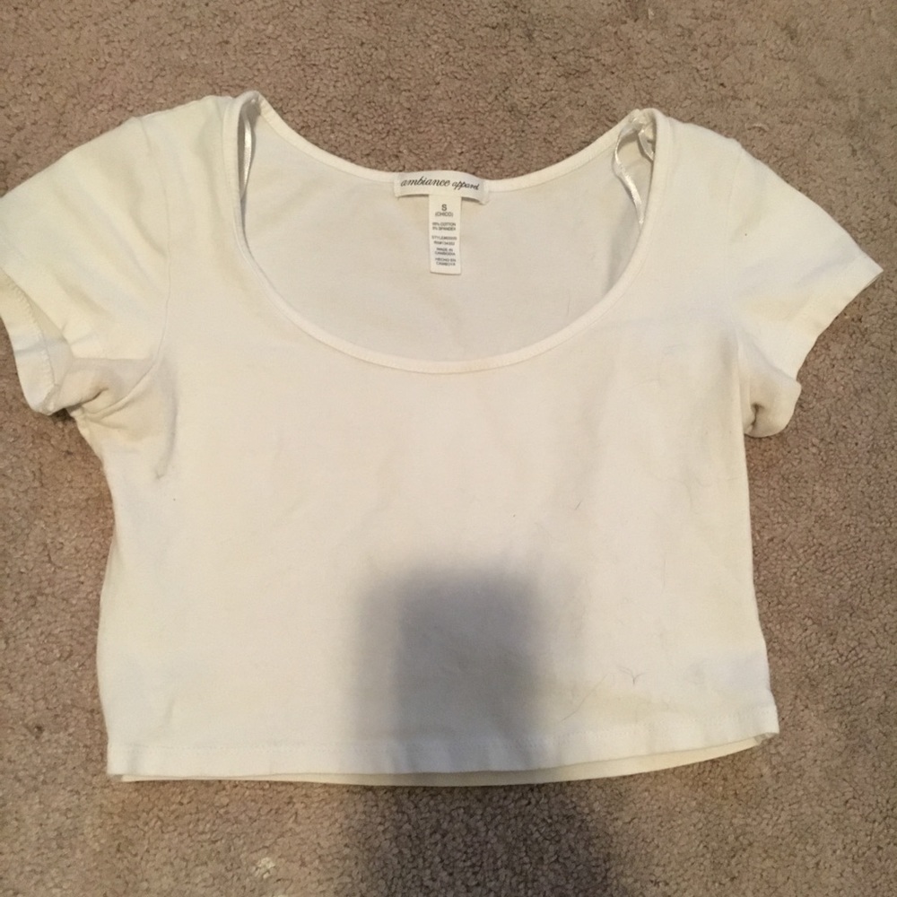 White Crop Top
